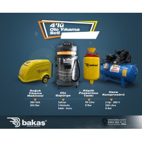 4'Lü Oto Yıkama Seti Büyük Kampanya -2